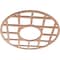 Ekena Millwork O'Neal Wood Fretwork Pierced Ceiling Medallion, Cherry, 18"OD x 6 1/2"ID x 1/4"T CMWP18X18X0250ONCH - alternate 3